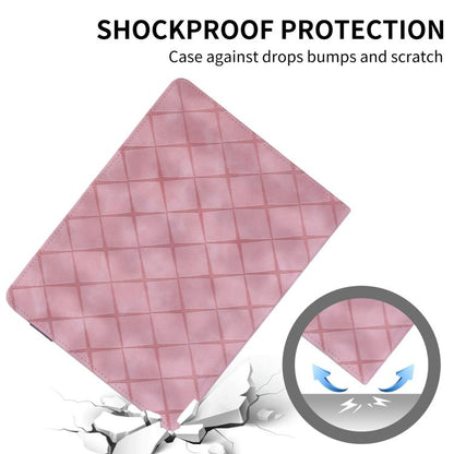 Rhombus Embossing Leather Tablet Case, For Samsung Galaxy Tab S10 FE+����������������������������...