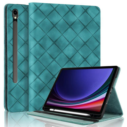 Rhombus Embossing Leather Tablet Case
