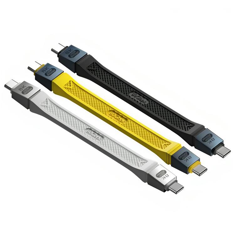 240W 8K 80Gbps USB-C / Type-C to USB-C / Type-C For Thunderbolt 5 Full Function FPC Cable Data Cable