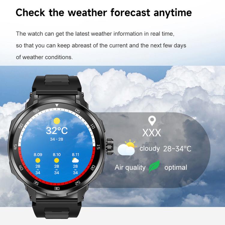 D11 1.46 inch 2 in 1 Bluetooth Earphone Smart Watch, Support Bluetooth Call / NFC / Heart Rate���...