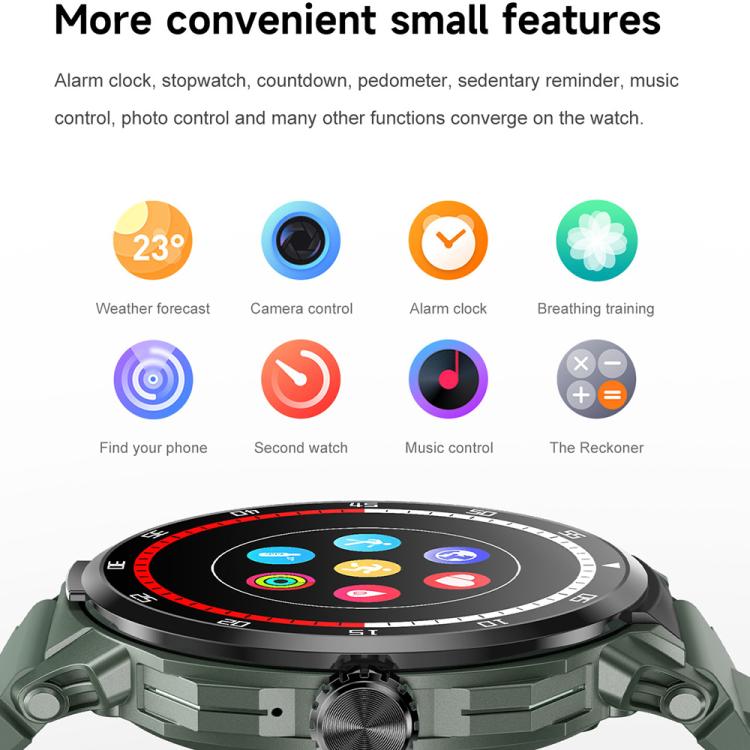 D11 1.46 inch 2 in 1 Bluetooth Earphone Smart Watch, Support Bluetooth Call / NFC / Heart Rate���...