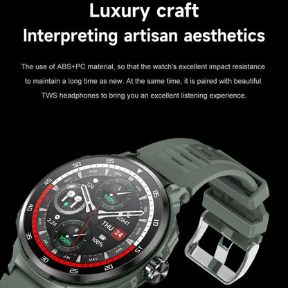 D11 1.46 inch 2 in 1 Bluetooth Earphone Smart Watch, Support Bluetooth Call / NFC / Heart Rate���...