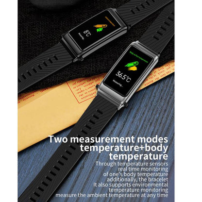K80 1.57 inch Steel Band IP67 Earphone Detachable Smart Watch, Support Bluetooth Call������������...