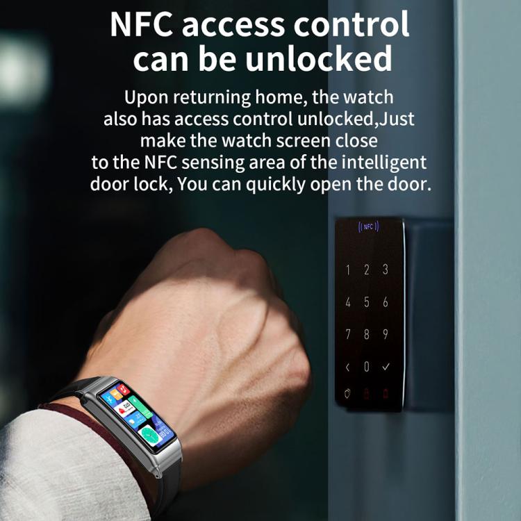 K80 1.57 inch Steel Band IP67 Earphone Detachable Smart Watch, Support Bluetooth Call������������...