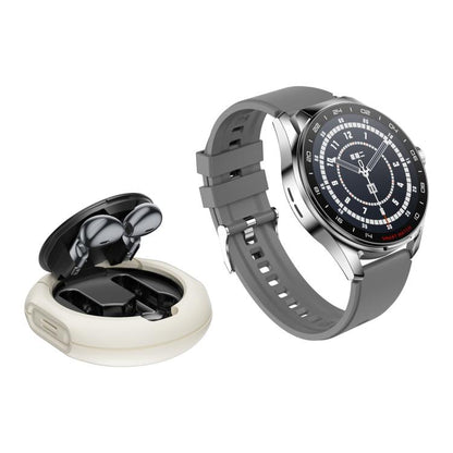 D9 1.46 inch 2 in 1 Bluetooth Earphone Smart Watch, Support Bluetooth Call / NFC / Heart Rate����...