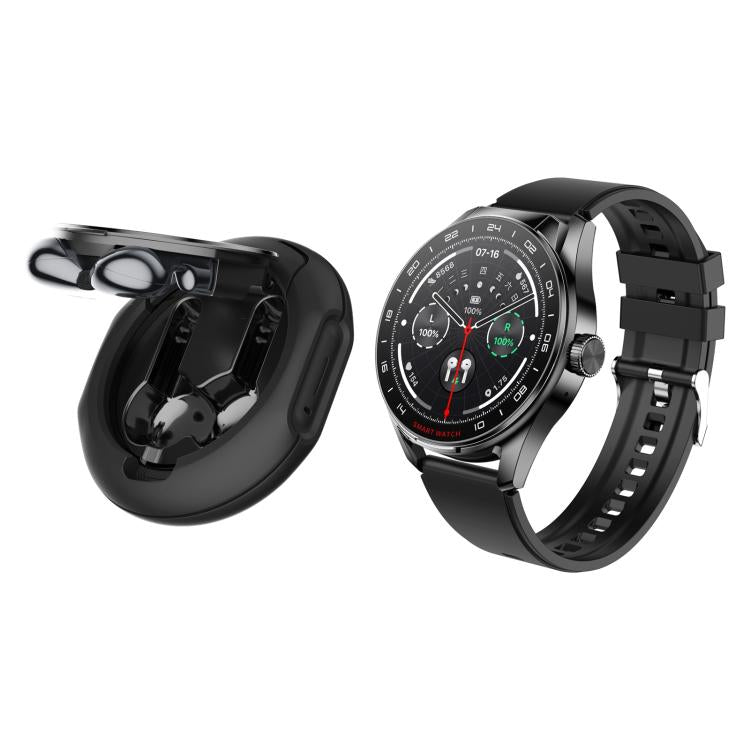 D9 1.46 inch 2 in 1 Bluetooth Earphone Smart Watch, Support Bluetooth Call / NFC / Heart Rate����...