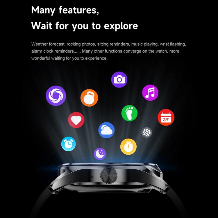 D9 1.46 inch 2 in 1 Bluetooth Earphone Smart Watch, Support Bluetooth Call / NFC / Heart Rate����...