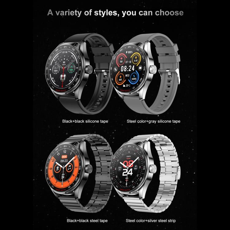 D9 1.46 inch 2 in 1 Bluetooth Earphone Smart Watch, Support Bluetooth Call / NFC / Heart Rate����...