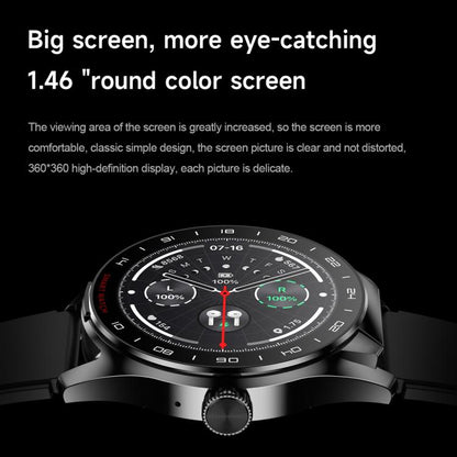 D9 1.46 inch 2 in 1 Bluetooth Earphone Smart Watch, Support Bluetooth Call / NFC / Heart Rate����...