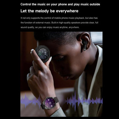 D9 1.46 inch 2 in 1 Bluetooth Earphone Smart Watch, Support Bluetooth Call / NFC / Heart Rate����...