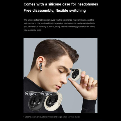 D9 1.46 inch 2 in 1 Bluetooth Earphone Smart Watch, Support Bluetooth Call / NFC / Heart Rate����...