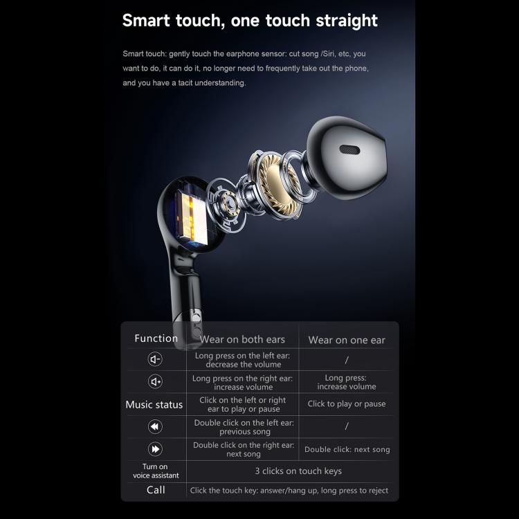 D9 1.46 inch 2 in 1 Bluetooth Earphone Smart Watch, Support Bluetooth Call / NFC / Heart Rate����...