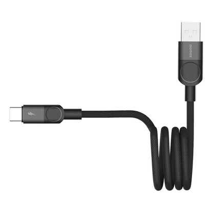 MOMAX Mag.Link DA57 66W USB to USB-C / Type-C Magnetic Braided Fast Charging Cable, 1m