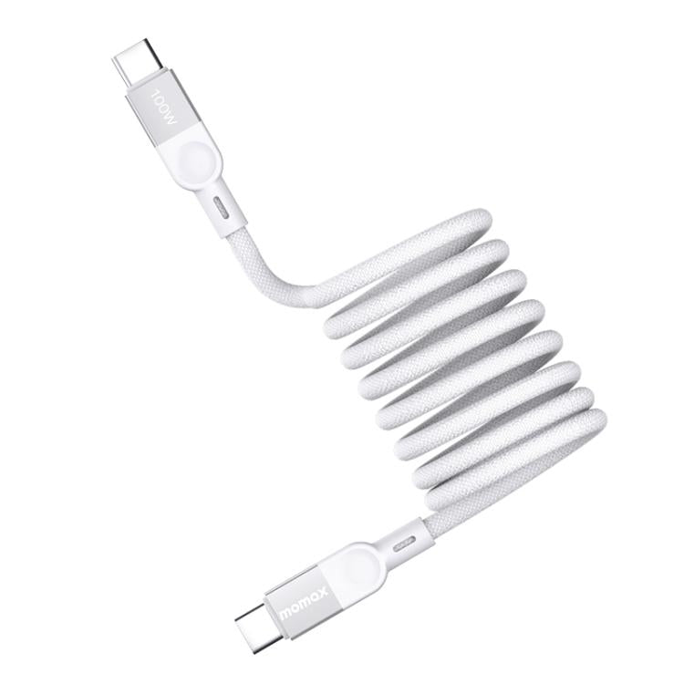 MOMAX DC36 100W USB-C / Type-C to USB-C / Type-C Magnetic Braided Data Cable, 2m