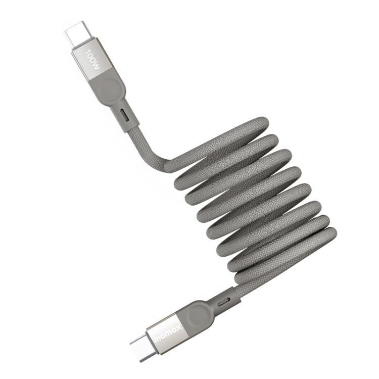 MOMAX DC36 100W USB-C / Type-C to USB-C / Type-C Magnetic Braided Data Cable, 2m