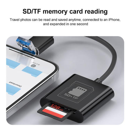 2 in 1 SD + TF Card Slot Reader