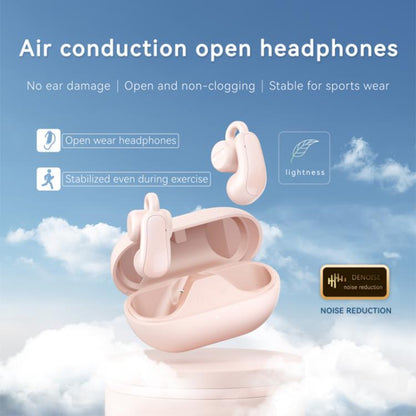 F18 Ear-Hook ANC Noise Reduction Air Conduction HIFI BT 5.4 Wireless Earphones, F18 (Black)������...