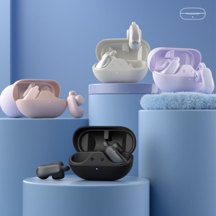 F18 Ear-Hook ANC Noise Reduction Air Conduction HIFI BT 5.4 Wireless Earphones, F18 (Black)������...