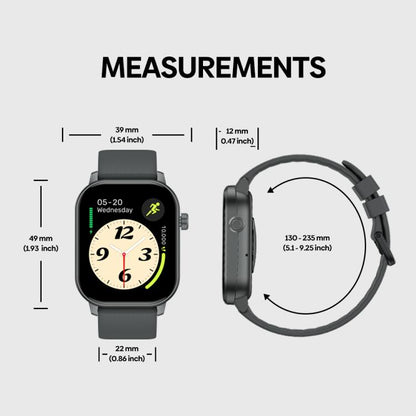 Zeblaze GTS 3 GPS 2.01 inch Screen Health & Fitness Smart Watch 3 ATM Waterproof