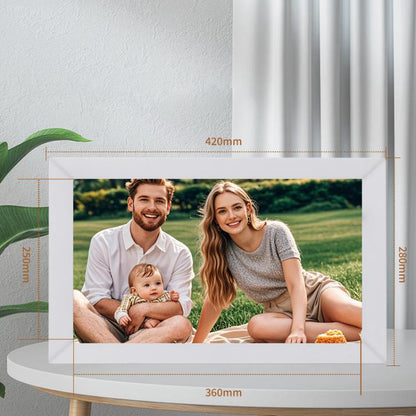 17 inch LCD Display Cloud Photo Frame 1G+32GB 3326C Quad-Core CPU Android 7.0, EU Plug, US Plug��...