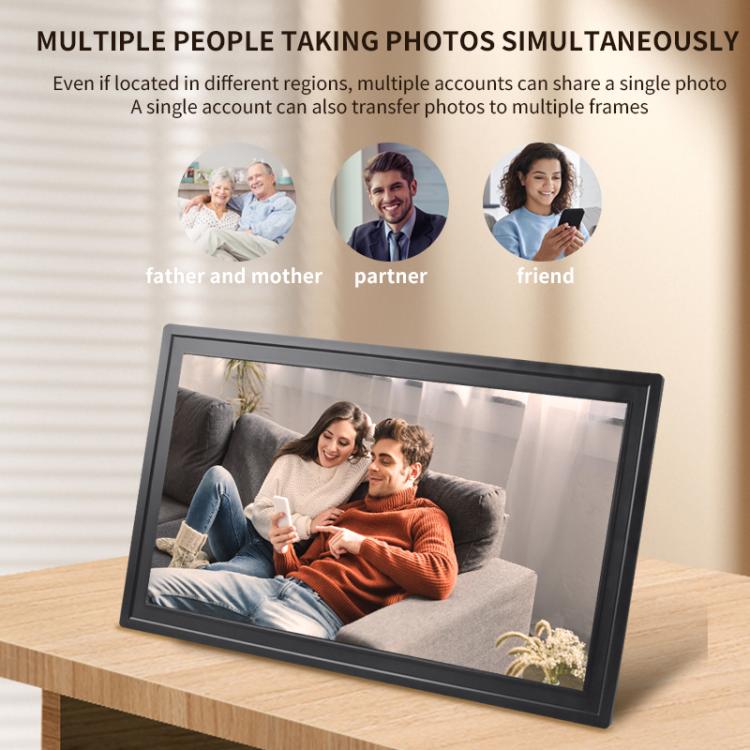 18.5 inch LCD Display Cloud Photo Frame 1G+32GB 3126C Quad-Core CPU Android 6.0, EU Plug, US Plug...