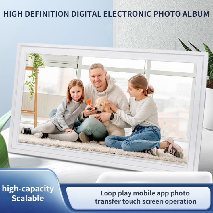 21.5 inch LCD Display Cloud Photo Frame 1G+32GB 3326C Quad-Core CPU Android 7.0, EU Plug, US Plug...