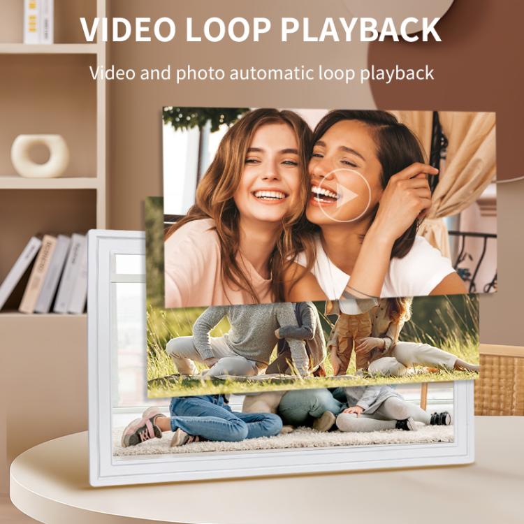 21.5 inch LCD Display Cloud Photo Frame 1G+32GB 3326C Quad-Core CPU Android 7.0, EU Plug, US Plug...