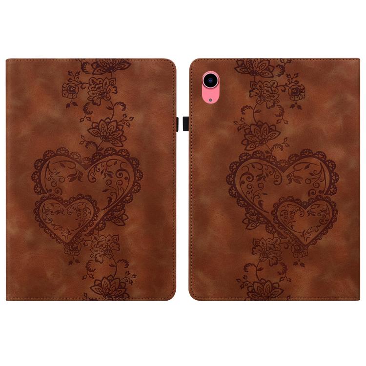 Love Hearts Embossed Leather Smart Tablet Case, For iPad 2025 / 2022, For iPad Air 11 2025 / 2024...