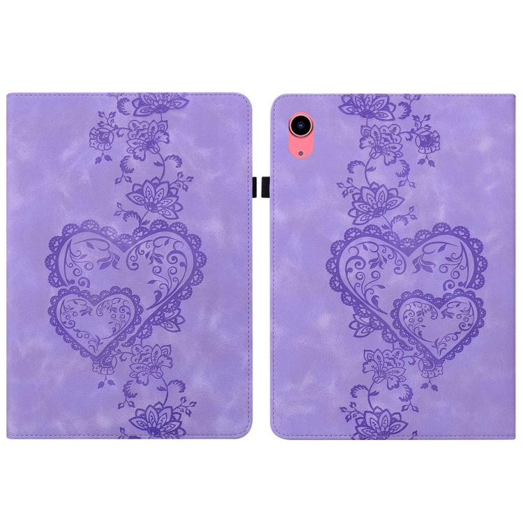 Love Hearts Embossed Leather Smart Tablet Case