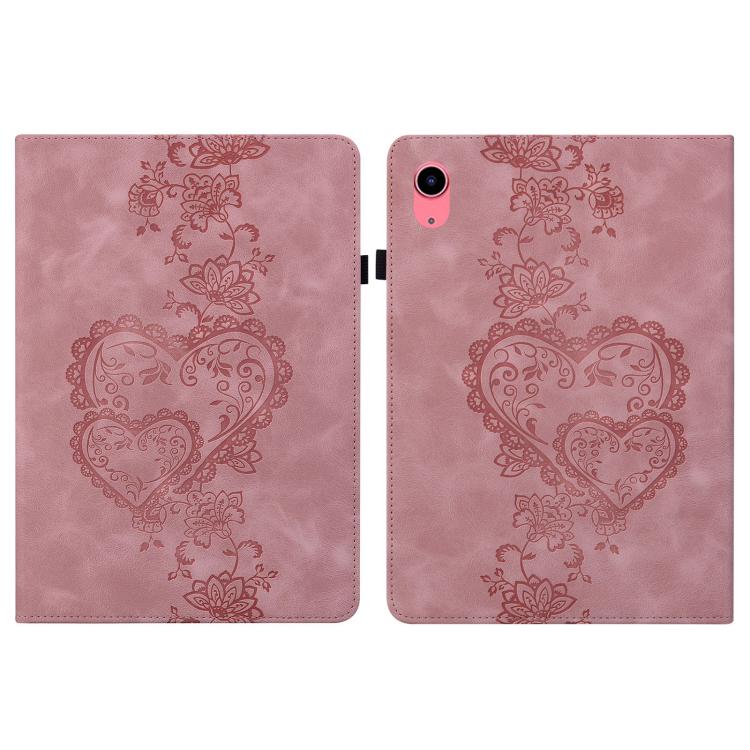 Love Hearts Embossed Leather Smart Tablet Case, For iPad 2025 / 2022, For iPad Air 11 2025 / 2024...
