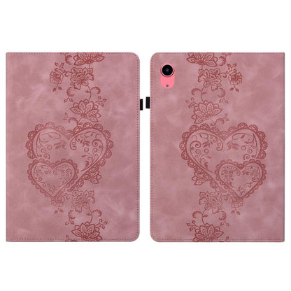 Love Hearts Embossed Leather Smart Tablet Case