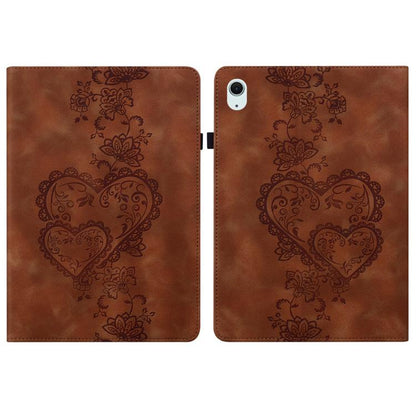 Love Hearts Embossed Leather Smart Tablet Case, For iPad 2025 / 2022, For iPad Air 11 2025 / 2024...