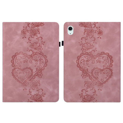 Love Hearts Embossed Leather Smart Tablet Case, For iPad 2025 / 2022, For iPad Air 11 2025 / 2024...
