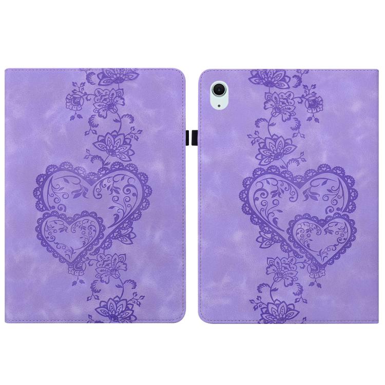 Love Hearts Embossed Leather Smart Tablet Case, For iPad 2025 / 2022, For iPad Air 11 2025 / 2024...