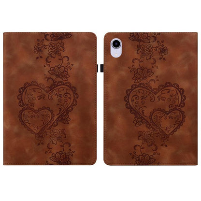 Love Hearts Embossed Leather Smart Tablet Case, For iPad 2025 / 2022, For iPad Air 11 2025 / 2024...