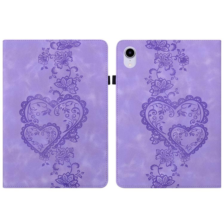 Love Hearts Embossed Leather Smart Tablet Case, For iPad 2025 / 2022, For iPad Air 11 2025 / 2024...