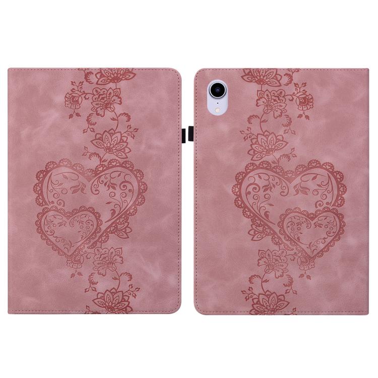 Love Hearts Embossed Leather Smart Tablet Case, For iPad 2025 / 2022, For iPad Air 11 2025 / 2024...