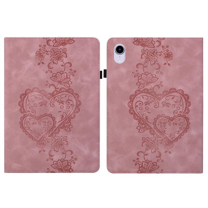 Love Hearts Embossed Leather Smart Tablet Case, For iPad 2025 / 2022, For iPad Air 11 2025 / 2024...