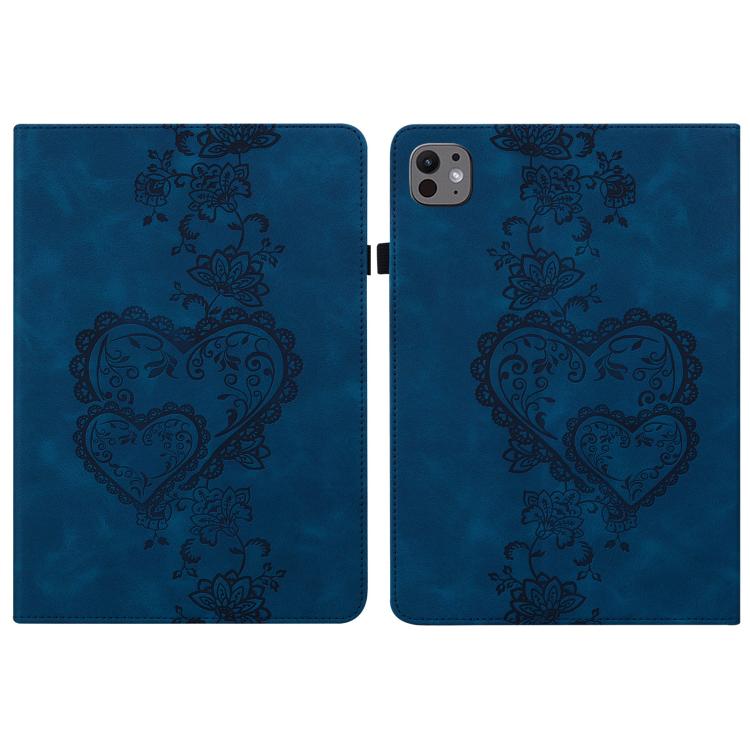 Love Hearts Embossed Leather Smart Tablet Case