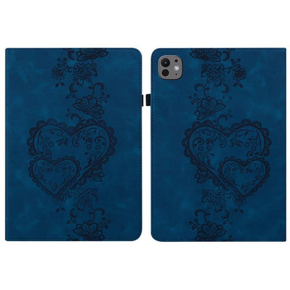 Love Hearts Embossed Leather Smart Tablet Case
