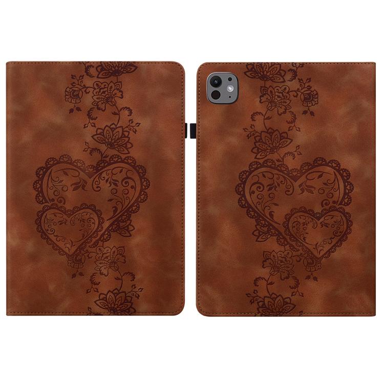 Love Hearts Embossed Leather Smart Tablet Case, For iPad 2025 / 2022, For iPad Air 11 2025 / 2024...