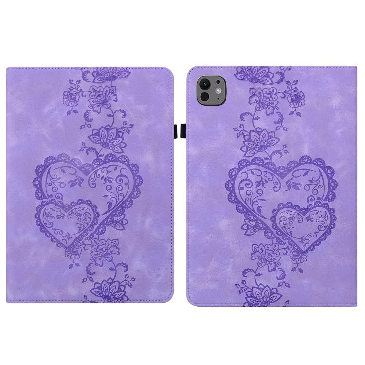 Love Hearts Embossed Leather Smart Tablet Case