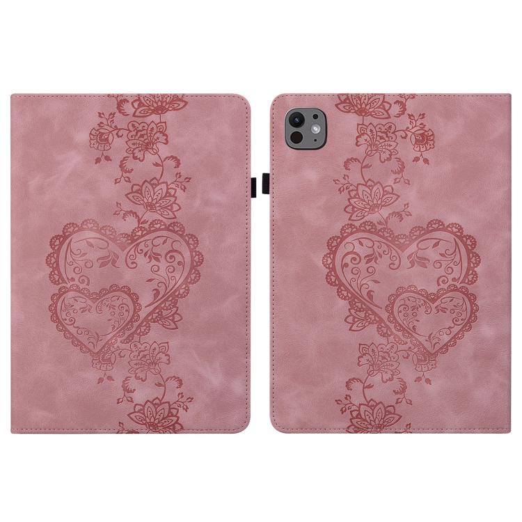 Love Hearts Embossed Leather Smart Tablet Case, For iPad 2025 / 2022, For iPad Air 11 2025 / 2024...