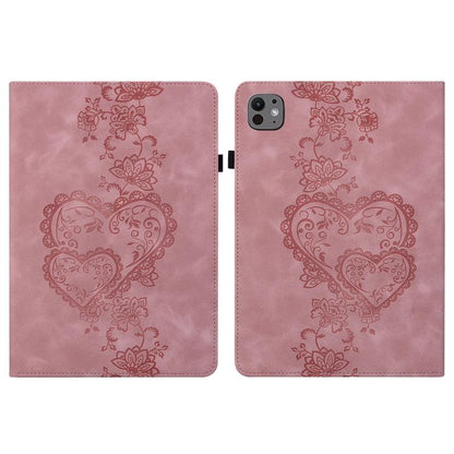 Love Hearts Embossed Leather Smart Tablet Case, For iPad 2025 / 2022, For iPad Air 11 2025 / 2024...