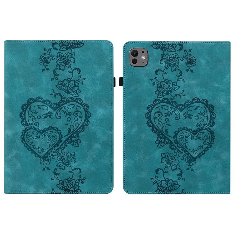 Love Hearts Embossed Leather Smart Tablet Case
