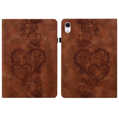 Love Hearts Embossed Leather Smart Tablet Case, For iPad 2025 / 2022, For iPad Air 11 2025 / 2024...