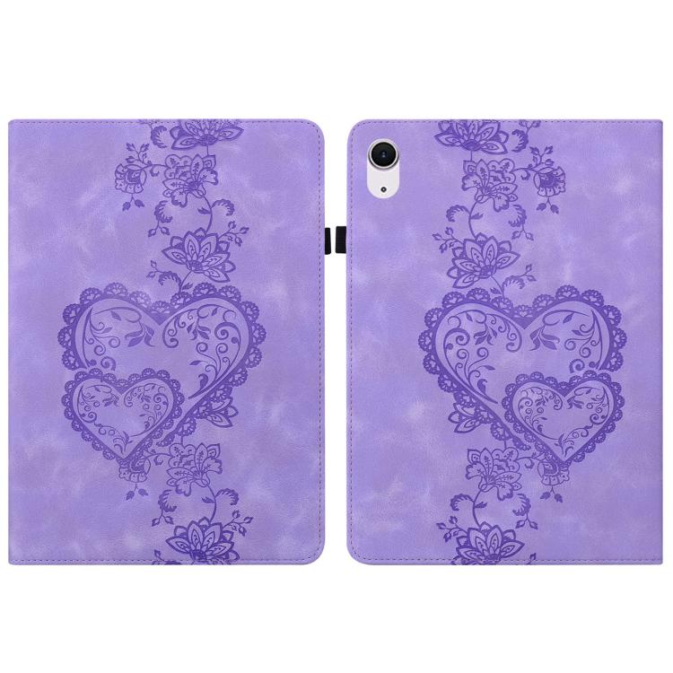 Love Hearts Embossed Leather Smart Tablet Case, For iPad 2025 / 2022, For iPad Air 11 2025 / 2024...