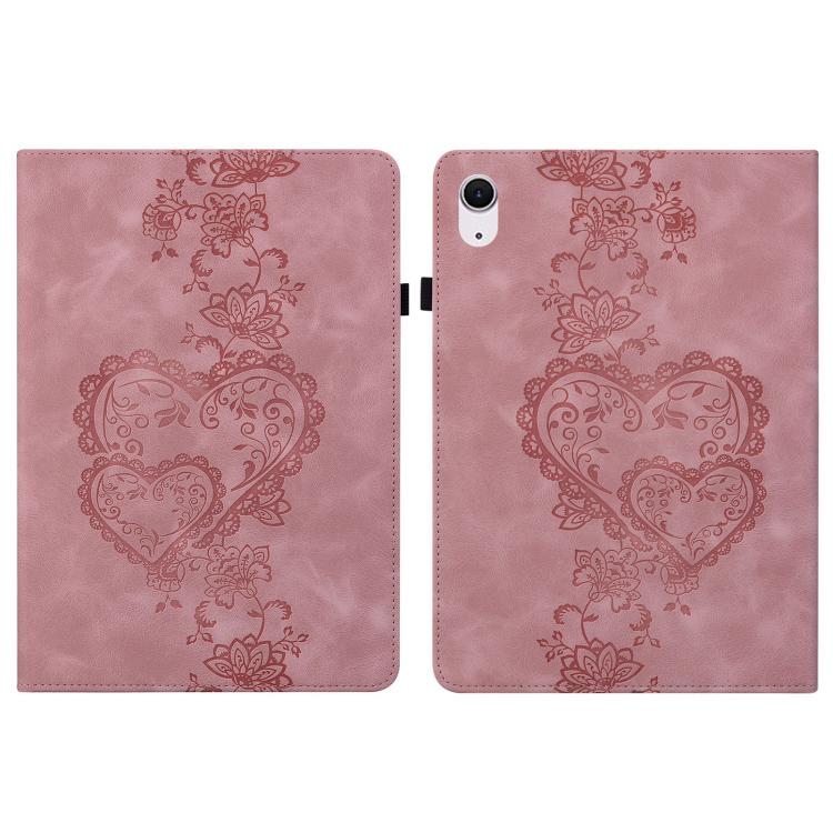 Love Hearts Embossed Leather Smart Tablet Case, For iPad 2025 / 2022, For iPad Air 11 2025 / 2024...