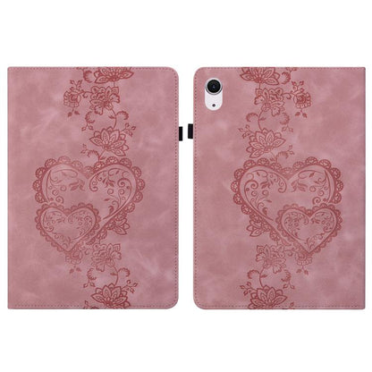 Love Hearts Embossed Leather Smart Tablet Case, For iPad 2025 / 2022, For iPad Air 11 2025 / 2024...
