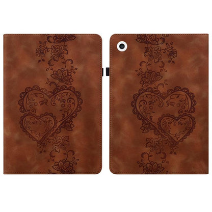 Love Hearts Embossed Leather Smart Tablet Case, For iPad 2025 / 2022, For iPad Air 11 2025 / 2024...